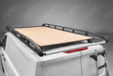 Rhino KammRack Black Aluminium Van Roof Rack For Ford Transit Custom 2023 On LWB Low Roof (L2H1) Twin Rear Doors