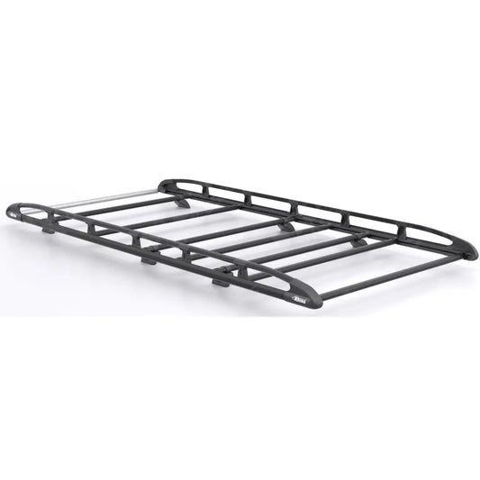Rhino KammRack Black Aluminium Van Roof Rack For Ford Transit Custom 2023 On SWB Low Roof (L1H1) Tailgate Rear Door