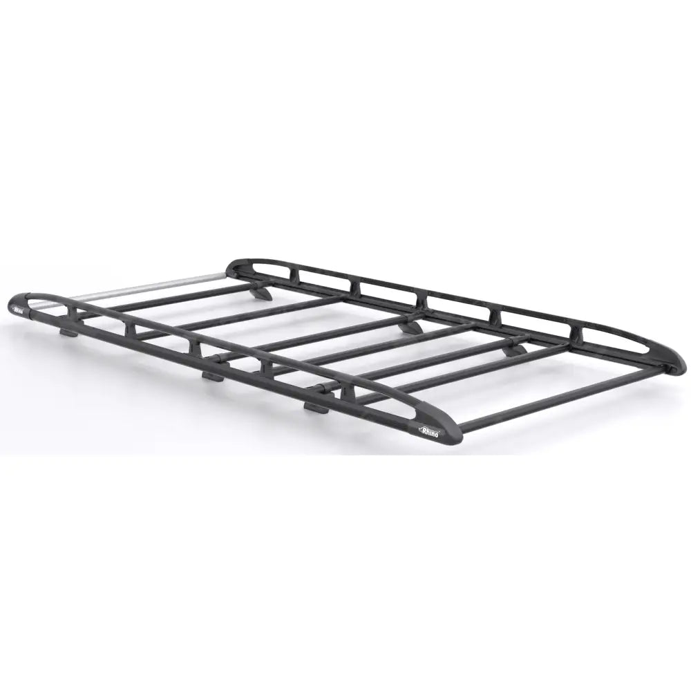 Rhino KammRack Black Aluminium Van Roof Rack For Ford Transit Custom 2023 On SWB Low Roof (L1H1) Twin Rear Doors