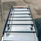 Rhino KammRack Black Aluminium Van Roof Rack For Ford Transit Custom 2023 On SWB Low Roof (L1H1) Twin Rear Doors
