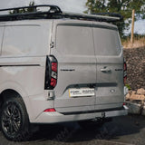 Rhino KammRack Black Aluminium Van Roof Rack For Ford Transit Custom 2023 On SWB Low Roof (L1H1) Twin Rear Doors