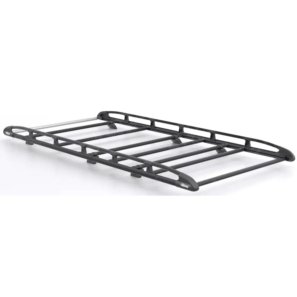 Rhino KammRack Black Aluminium Van Roof Rack For Volkswagen Transporter T7 2024 On SWB Low Roof (L1H1) Twin Rear Doors