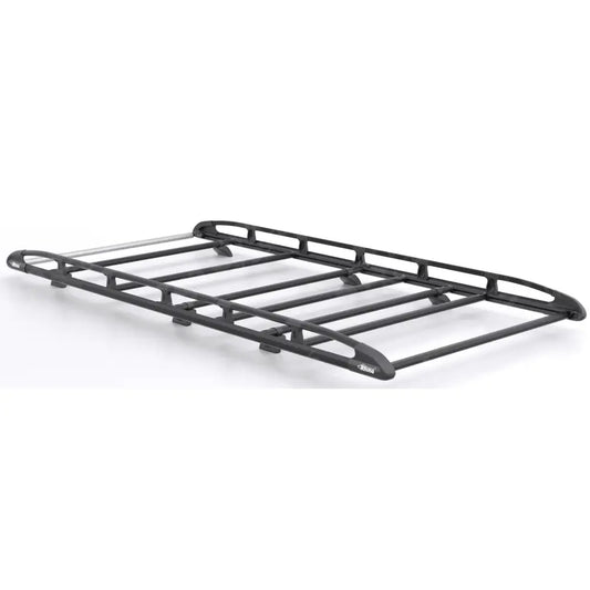 Rhino KammRack Black Aluminium Van Roof Rack For Volkswagen Transporter T7 2024 On SWB Low Roof (L1H1) Twin Rear Doors