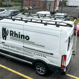 Rhino KammRack Black Aluminium Van Roof Rack - Ford Transit 2014 On LWB Medium Roof (L3H2)