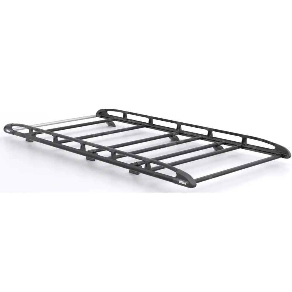 Rhino KammRack Black Aluminium Van Roof Rack - Ford Transit Custom 2023 On SWB Low Roof (L1H1) Tailgate Rear Door