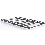 Rhino KammRack Black Aluminium Van Roof Rack - Ford Transit Custom 2023 On SWB Low Roof (L1H1) Tailgate Rear Door