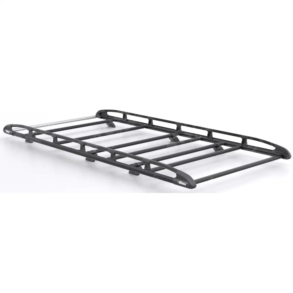 Rhino KammRack Black Aluminium Van Roof Rack - Ford Transit Custom 2023 On SWB Low Roof (L1H1) Twin Rear Doors