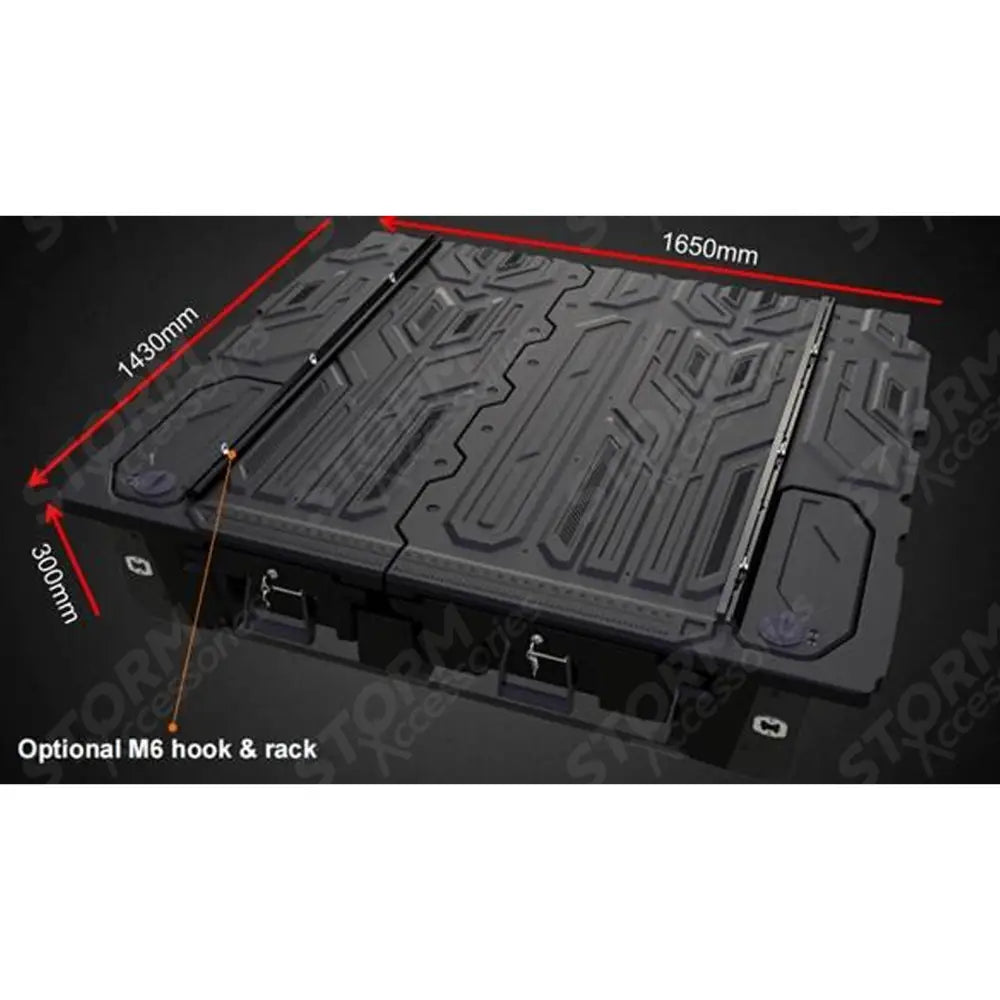 Ridge Bed Integrated Drawer System For Ford Ranger Dc 2023+