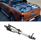 Ridge Carrier Lockable Bike Rack In Silver