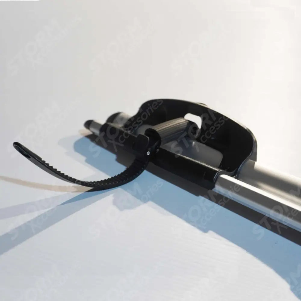 Ridge Carrier Lockable Bike Rack In Silver