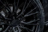 Ridge KN12 Gloss Black 6X120 20 Inch Alloys With Tyre & TPMS Package 245/40/20