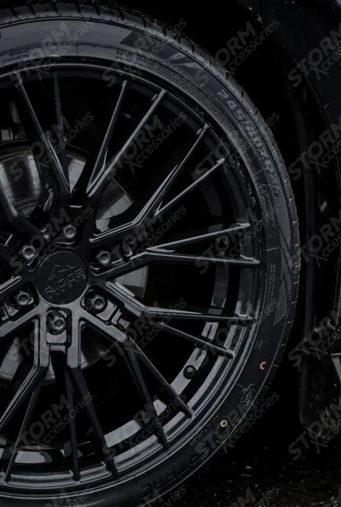 Ridge KN12 Gloss Black 6X120 20 Inch Alloys With Tyre & TPMS Package 245/40/20
