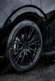 Ridge KN12 Gloss Black 6X120 20 Inch Alloys With Tyre & TPMS Package 245/40/20