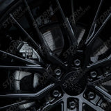 Ridge KN12 Gloss Black 6X120 20 Inch Alloys With Tyre & TPMS Package 245/40/20