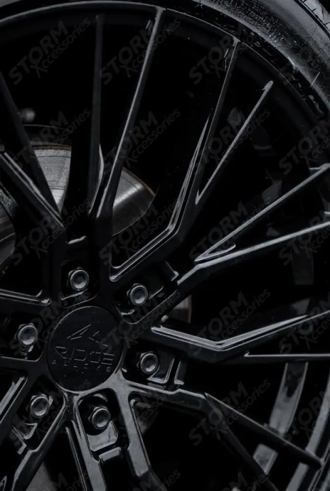 Ridge KN12 Gloss Black 6X120 20 Inch Alloys With Tyre & TPMS Package 245/45/20