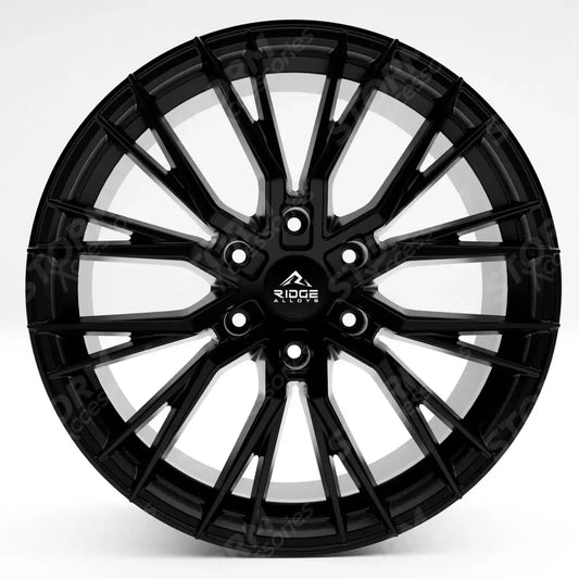 Ridge KN12 Satin Black 6X120 20 Inch Alloys With Tyre & TPMS Package 245/40/20