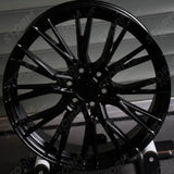 Ridge KN12 Satin Black 6X120 20 Inch Alloys With Tyre & TPMS Package 245/45/20