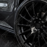 Ridge KN14 Gloss Black 6X120 20 Inch Alloys With Tyre & TPMS Package 245/40/20