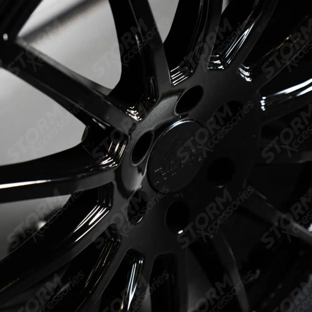 Ridge KN14 Gloss Black 6X120 20 Inch Alloys With Tyre & TPMS Package 245/45/20