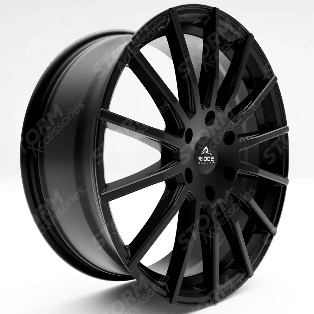 Ridge KN14 Satin Black 6X120 20 Inch Alloys With Tyre & TPMS Package 245/40/20