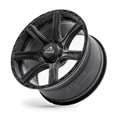 Ridge KN4 Satin Black 6X139.7 20 Inch Alloys