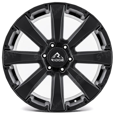Ridge KN6 Satin Black 6X130 20 Inch Alloys