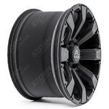 Ridge KN6 Satin Black 6X130 20 Inch Alloys