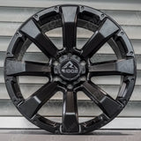 Ridge KN6 Satin Black 6X139.7 20 Inch Alloys