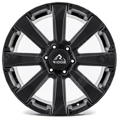Ridge KN6 Satin Black 6X139.7 20 Inch Alloys