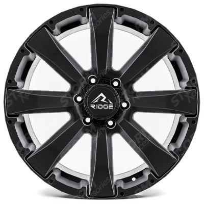 Ridge KN6 Satin Black 6X139.7 20 Inch Alloys