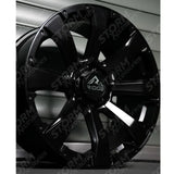 Ridge KN6 Satin Black 6X139.7 20 Inch Alloys