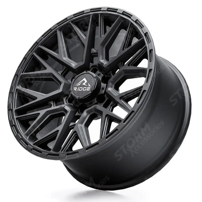 Ridge KN8 Satin Black 6X130 20 Inch Alloy