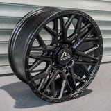Ridge KN8 Satin Black 6X130 20 Inch Alloy