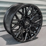 Ridge KN8 Satin Black 6X139.7 20 Inch Alloy