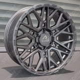 Ridge KN8 Satin Gunmetal 6X139.7 20 Inch Alloys