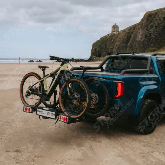 Ridgeback 2-Bike V2 Foldable E-Bike Compatible Towbar Mounted Bike Rack