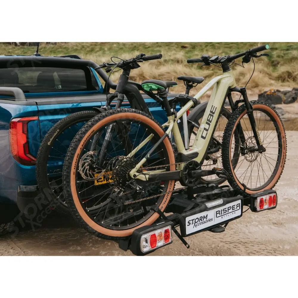 Ridgeback 3-Bike V2 Foldable E-Bike Compatible Towbar Mounted Bike Rack