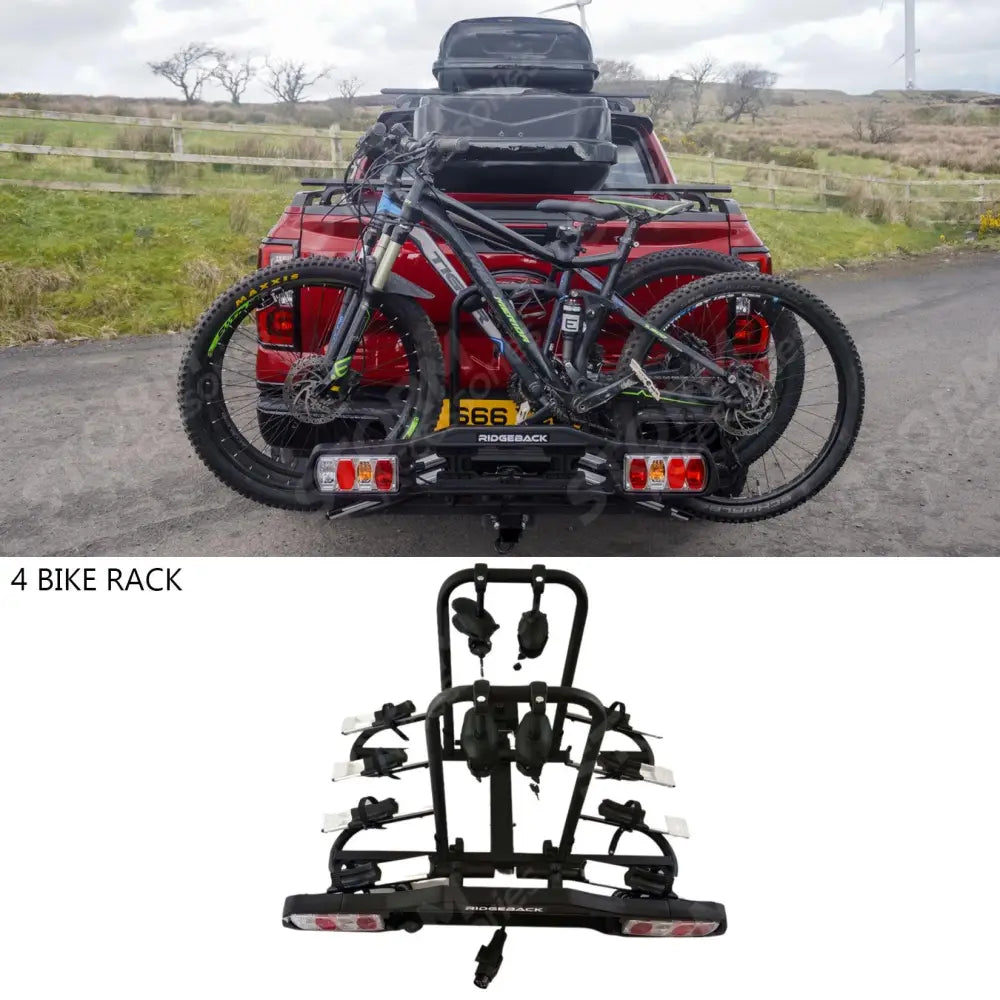 Ridgeback 4-bike V1 Towbar Mounted Bike Rack