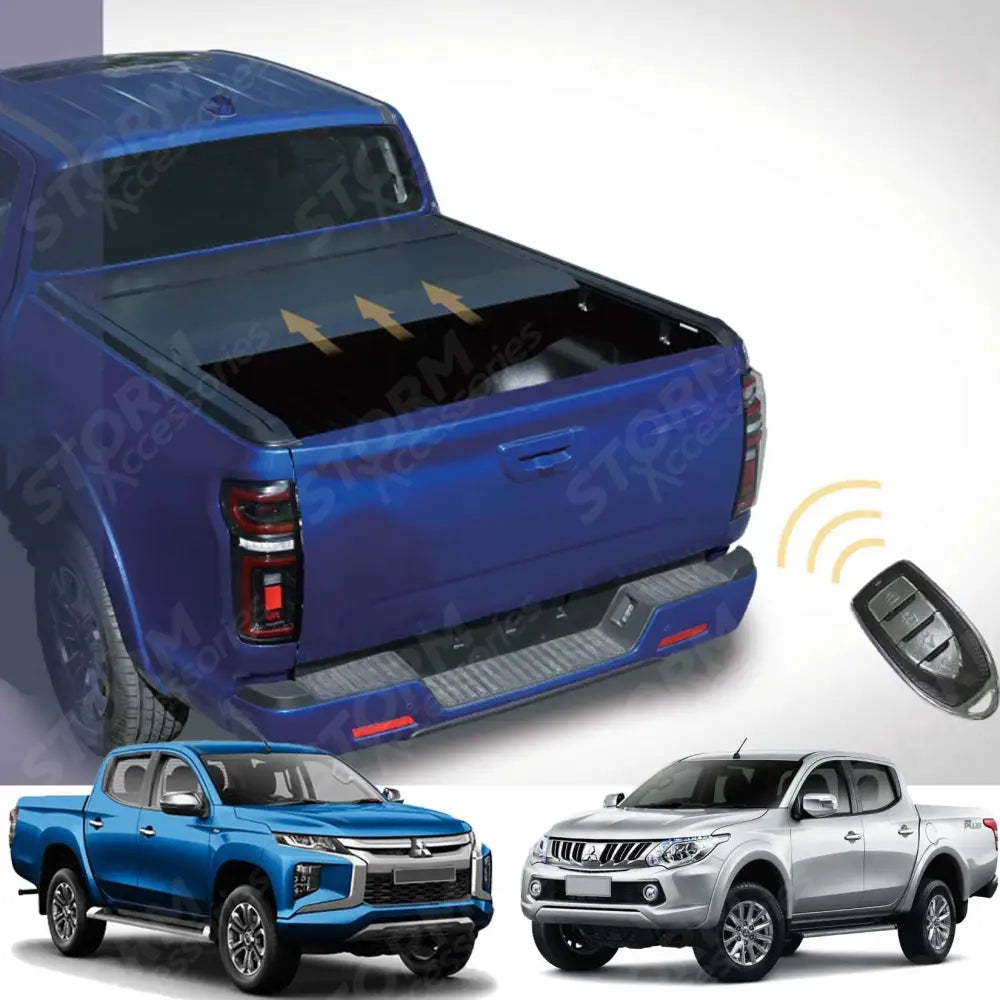 Ridgeback Auto Electric Roll Top Cover For Mitsubishi L200 Series 5 & 6 Double Cab 2016 On