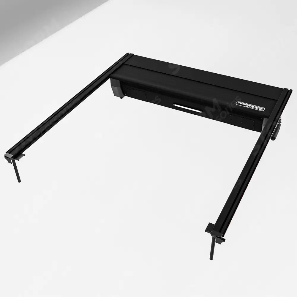 Ridgeback Auto Electric Roll Top Cover In Black For Ford Ranger T9 Wildtrak & Vw Amarok Double Cab 2023 On