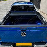 Ridgeback Auto Electric Roll Top Cover In Black For Ford Ranger T9 Wildtrak & Vw Amarok Double Cab 2023 On