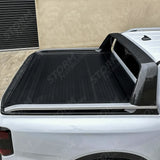 Ridgeback Auto Electric Roll Top Cover In Black For Ford Ranger T9 Wildtrak & Vw Amarok Double Cab 2023 On