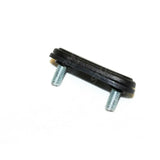 Ridgeback Double Screw Bracket With Rubber - Short