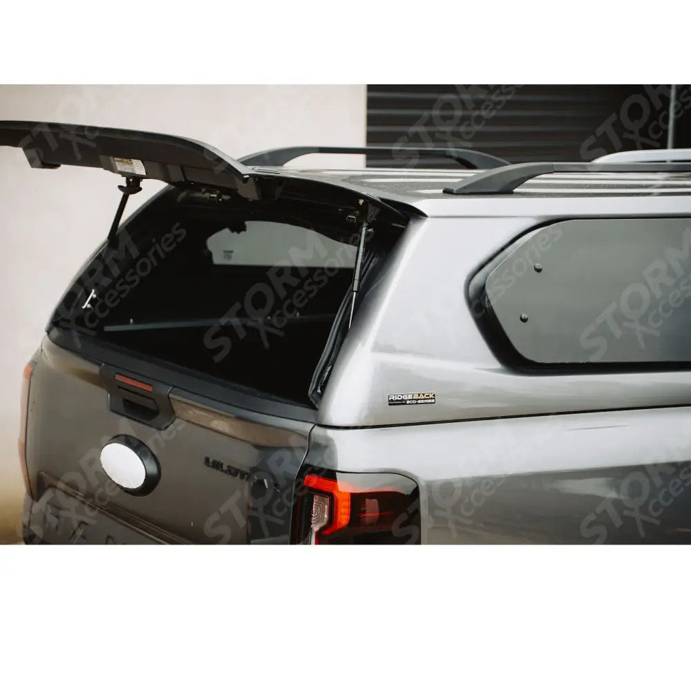 Ridgeback Eco Hardtop For Ford Ranger T9 2023 On Double Cab Carbonised Grey PN4JA
