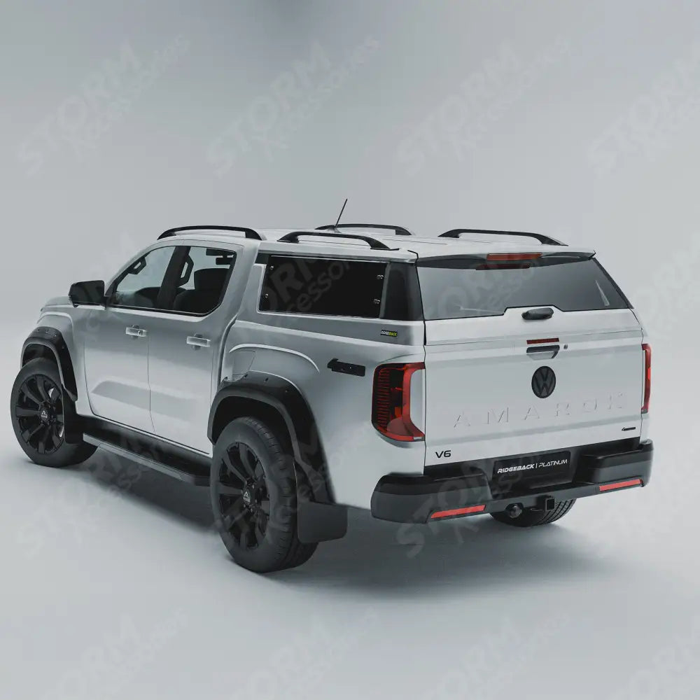 Ridgeback Platinum Hardtop For Volkswagen Amarok 2023 on - Colour Coded Medium Silver - 3W3W