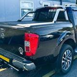 Ridgeback Roll Rtc In Stainless Steel Bar For Nissan Navara Np300 / Ford Ranger / Toyota Hilux Double Cab