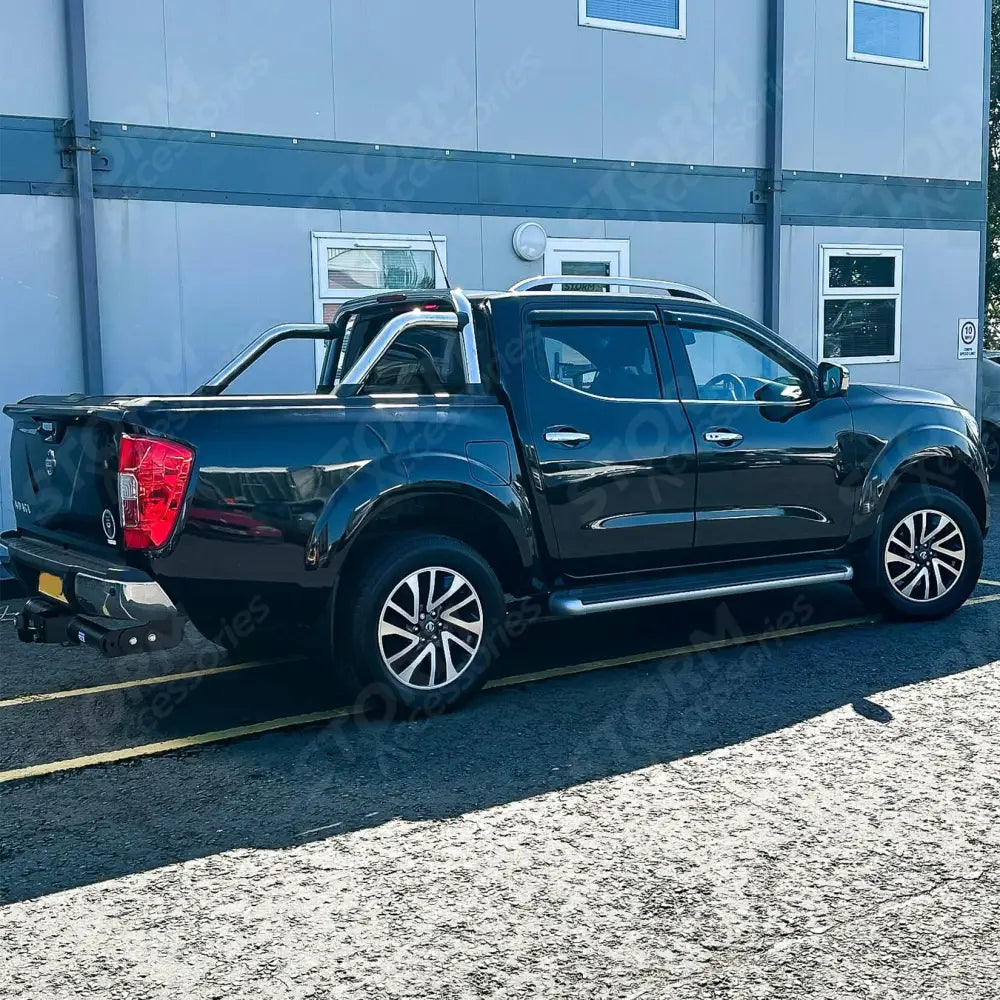 Ridgeback Roll Rtc In Stainless Steel Bar For Nissan Navara Np300 / Ford Ranger / Toyota Hilux Double Cab
