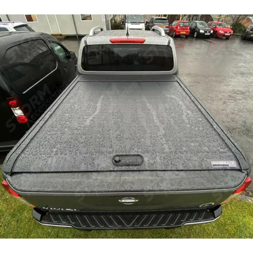 Ridgeback Roll Top Tonneau Cover Black For Mercedes X-class - Nissan Navara Np300 2016 On