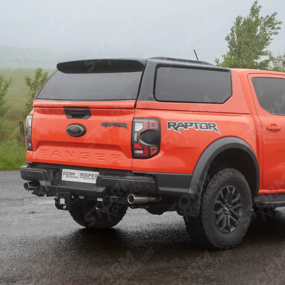 Ridgeback V-Series Hardtop For Ford Ranger Raptor T9 Double Cab 2023 On - CODE ORANGE - PN4JR - Hardtops