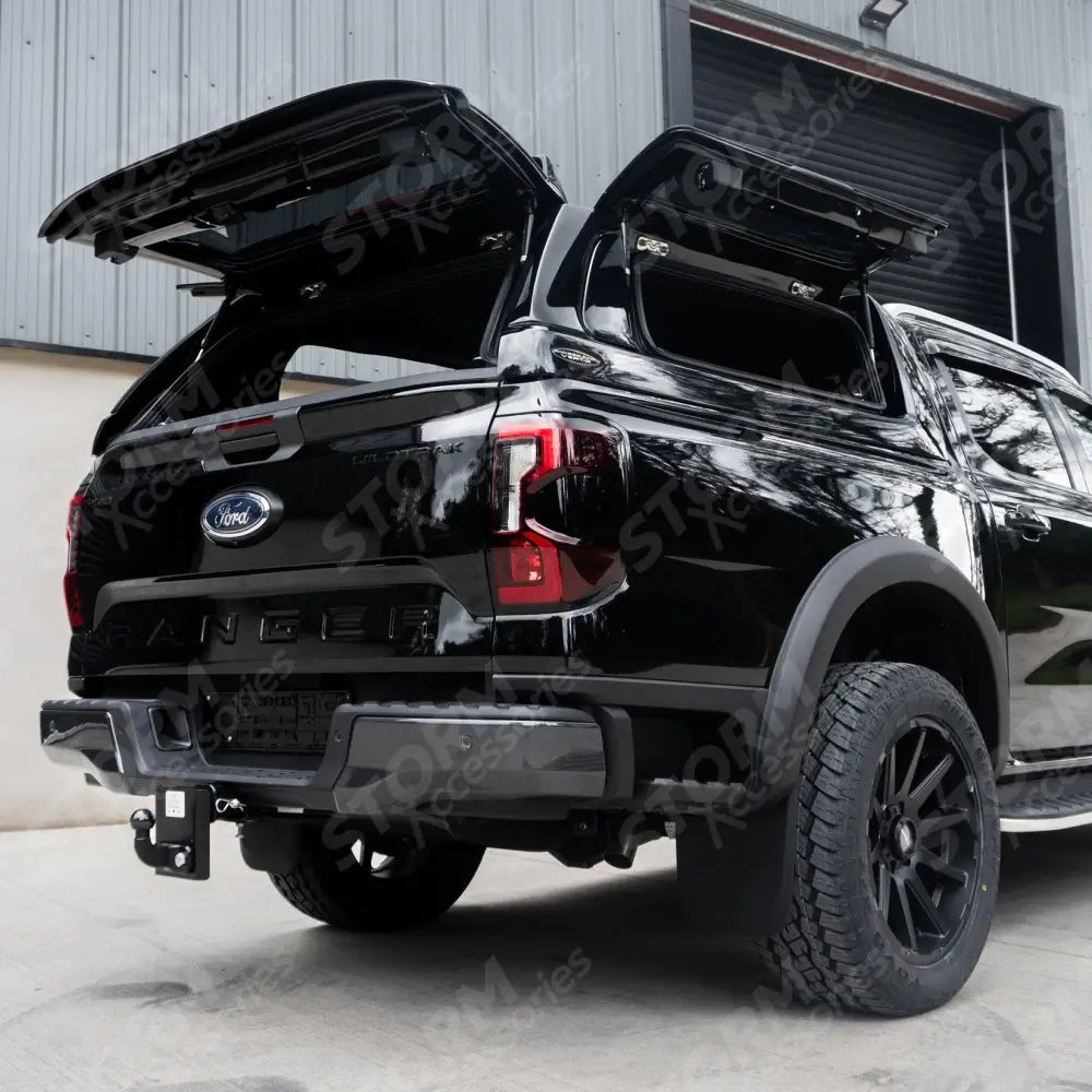 Ridgeback Vert-x Hardtop For Ford Ranger T9 Double Cab 2023 On Agate Black M7414